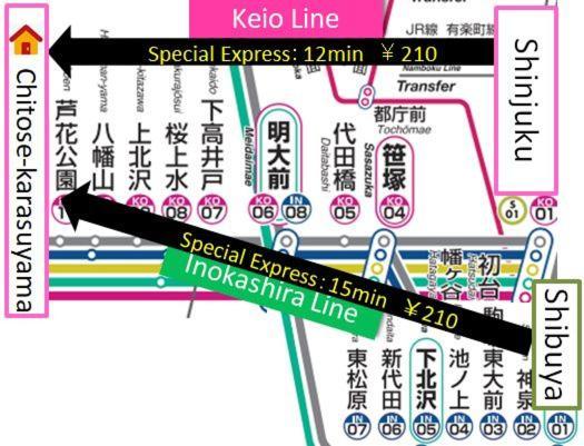 Appartement Shinjuku12min Shibuya15min Max10ppi Free-wifi